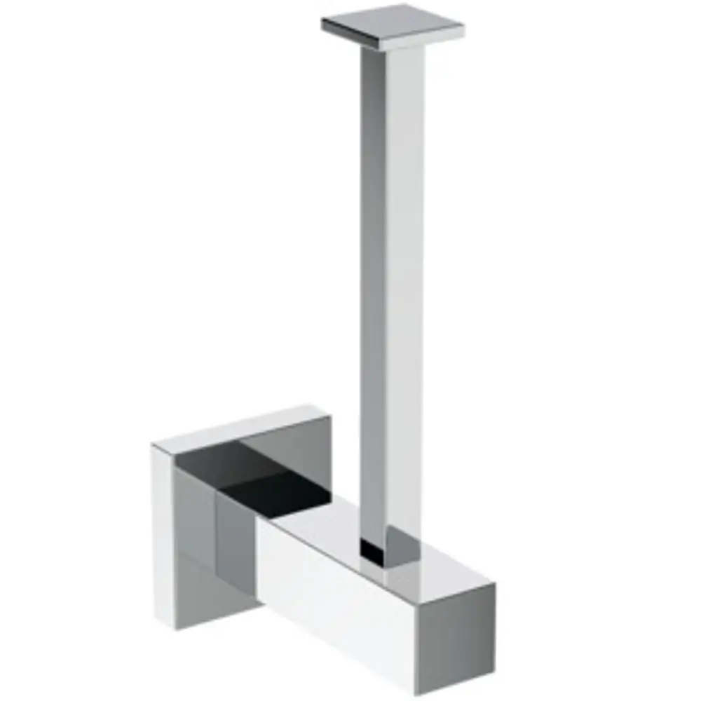 Reserverollenhalter aus verchromtem Metall mit klaren, geometrischen Linien, hergestellt von Ideal Standard, zur Wandmontage geeignet.